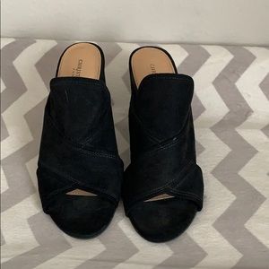 Block Heel Slip Ons